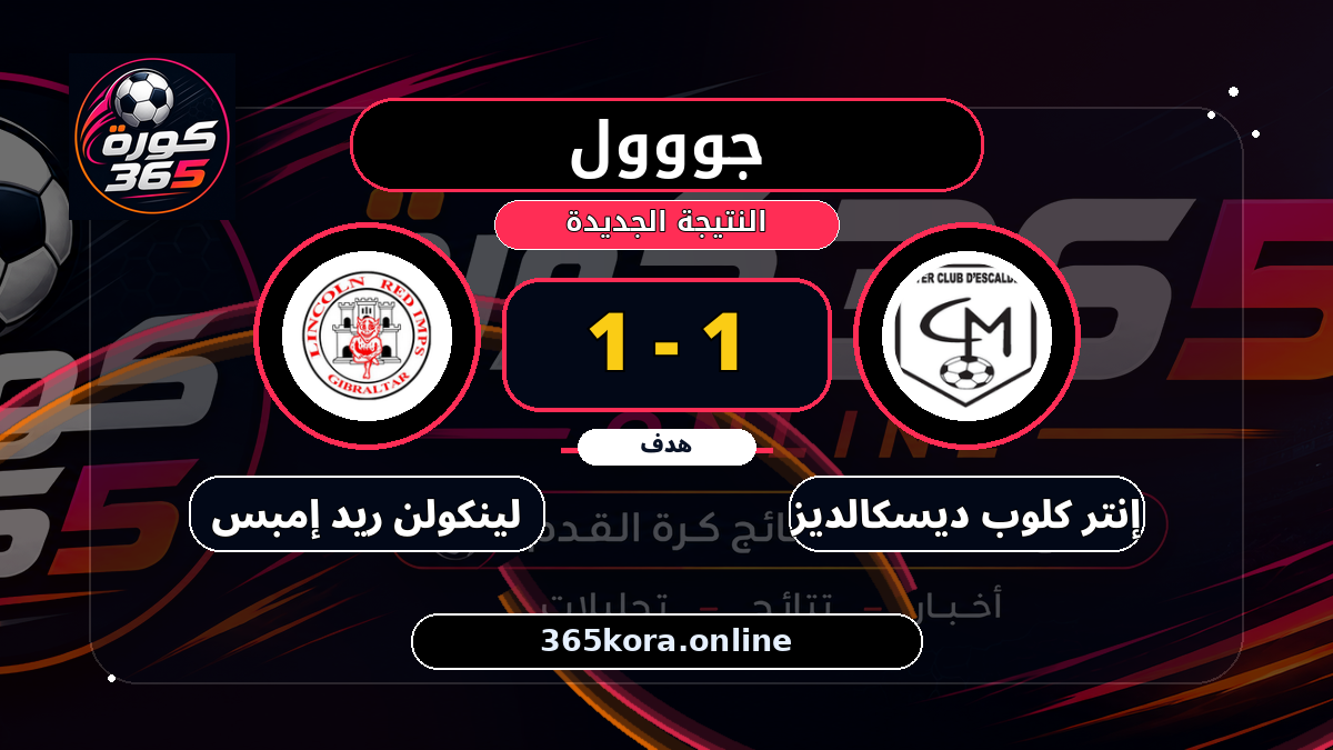 جووول لـ إنتر كلوب ديسكالديز.. 1 - 1
